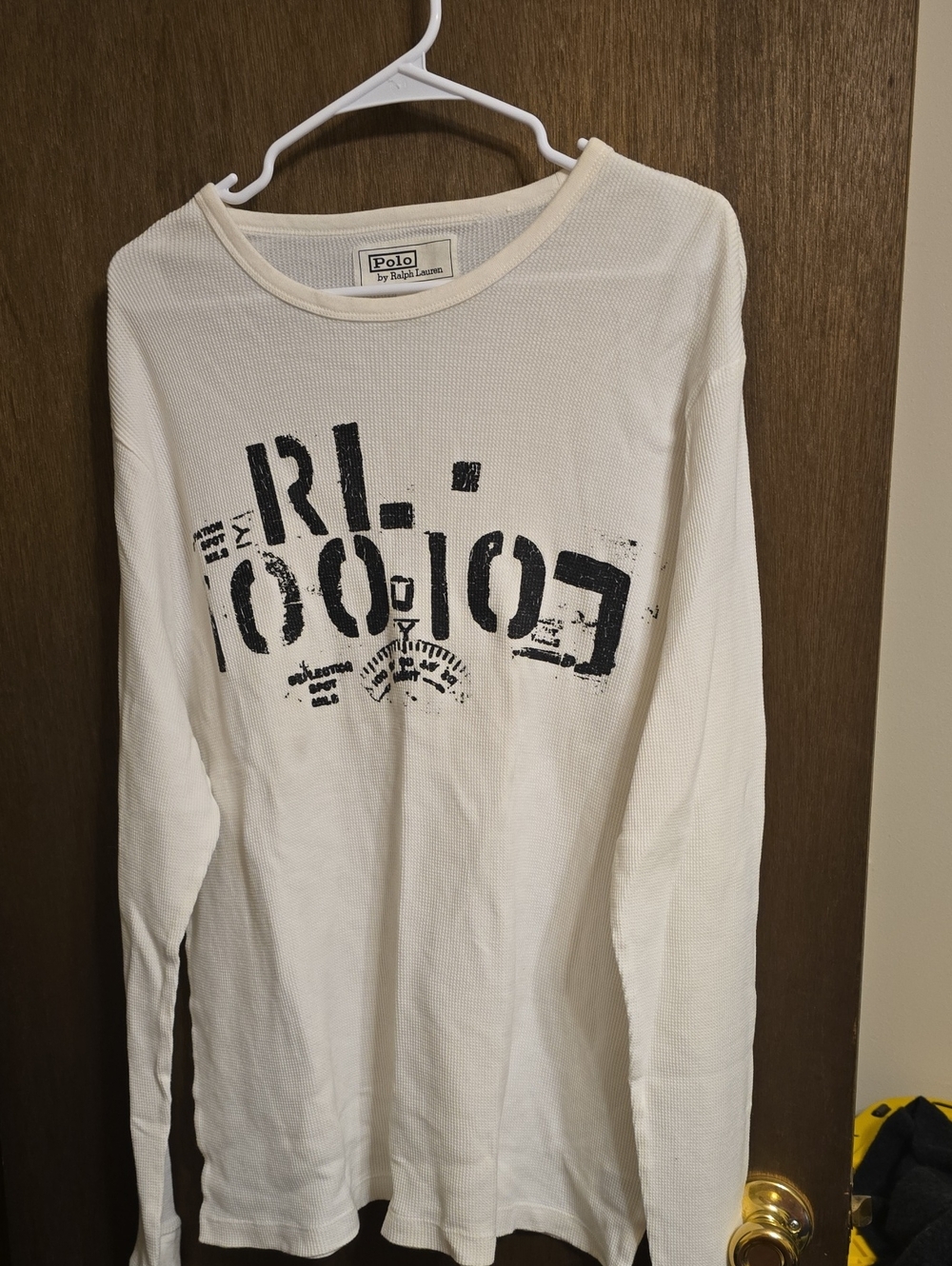 Polo by Ralph Lauren  White Long-Sleeve Graphic Tee